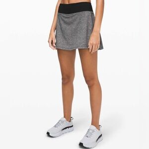 Lululemon Pace Rival Skort Stretch in Gray Size 4 Tall Tennis Pickleball